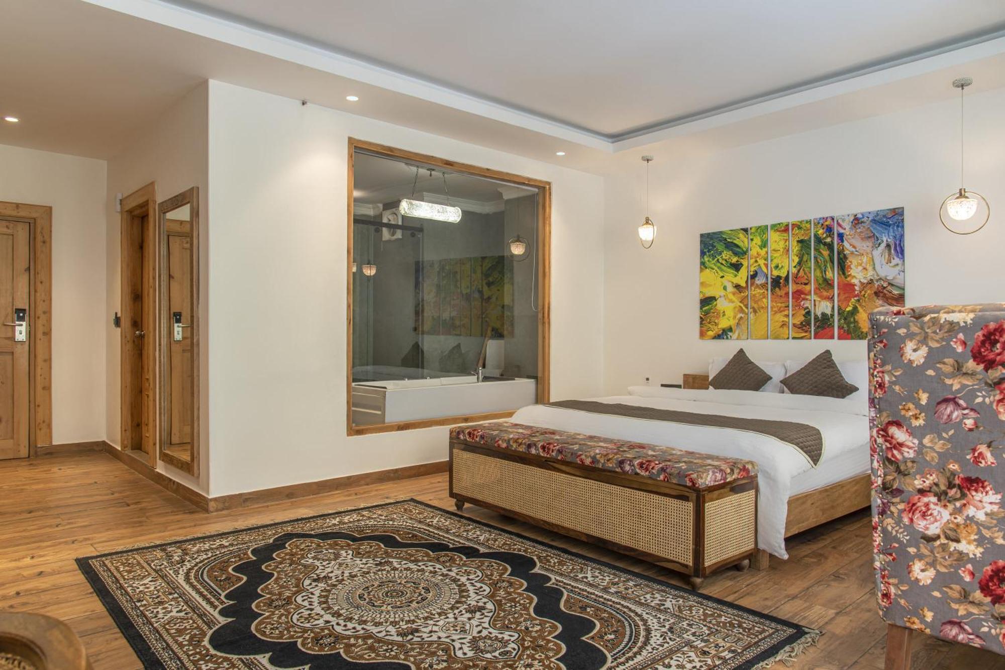 Echor Palm Bliss Riverside Resort & Spa Kasol Exterior foto