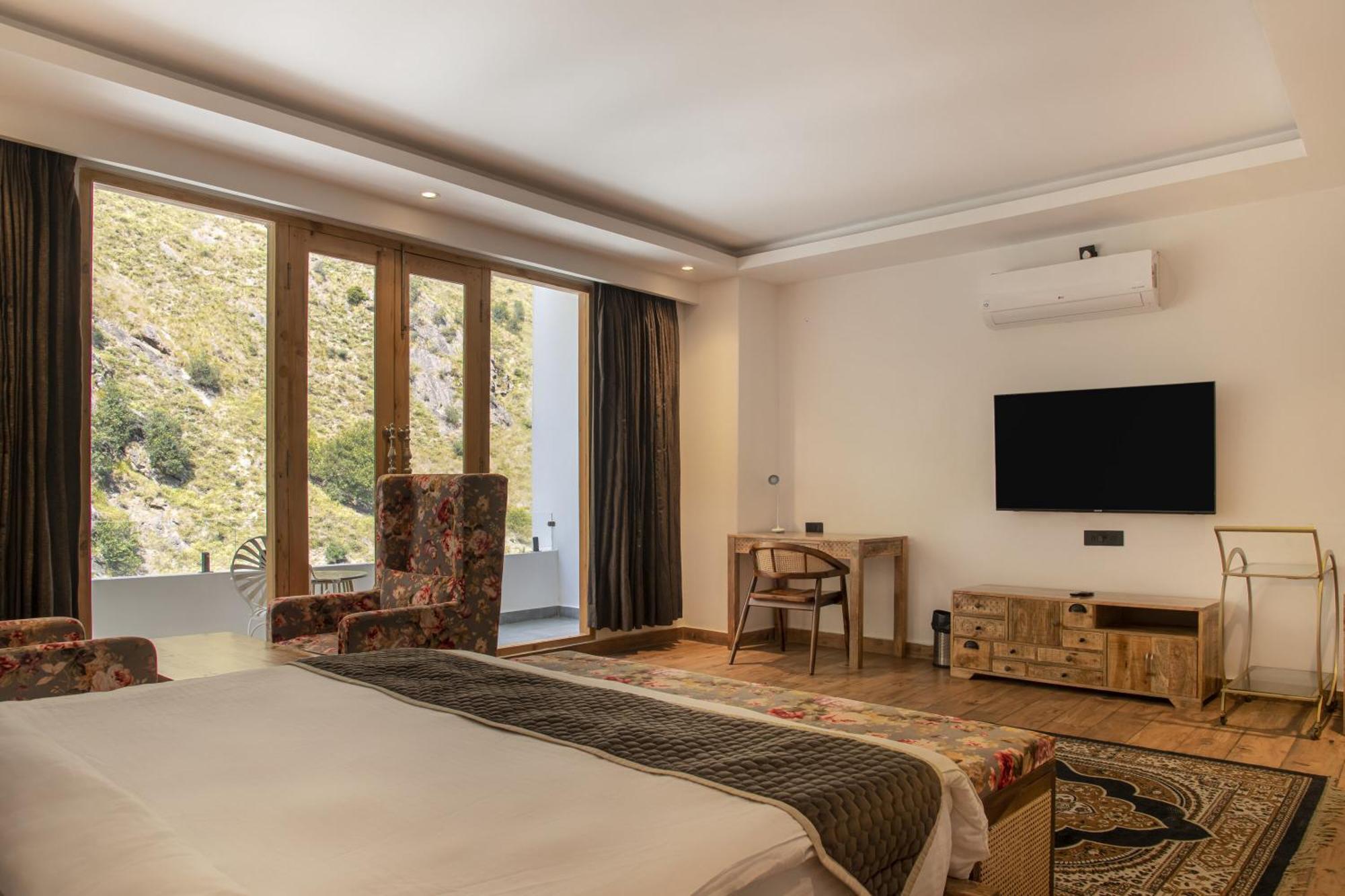 Echor Palm Bliss Riverside Resort & Spa Kasol Exterior foto