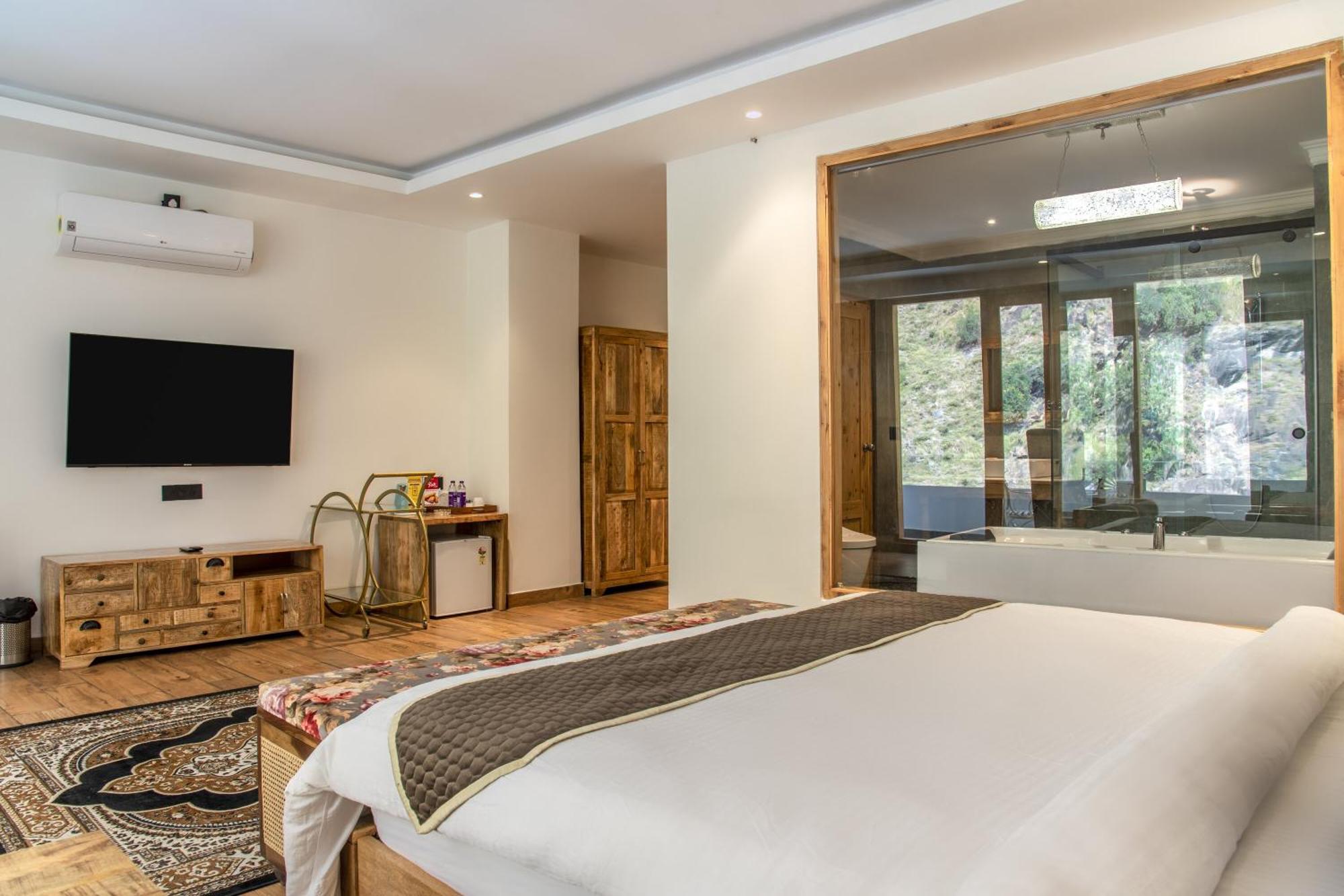 Echor Palm Bliss Riverside Resort & Spa Kasol Exterior foto