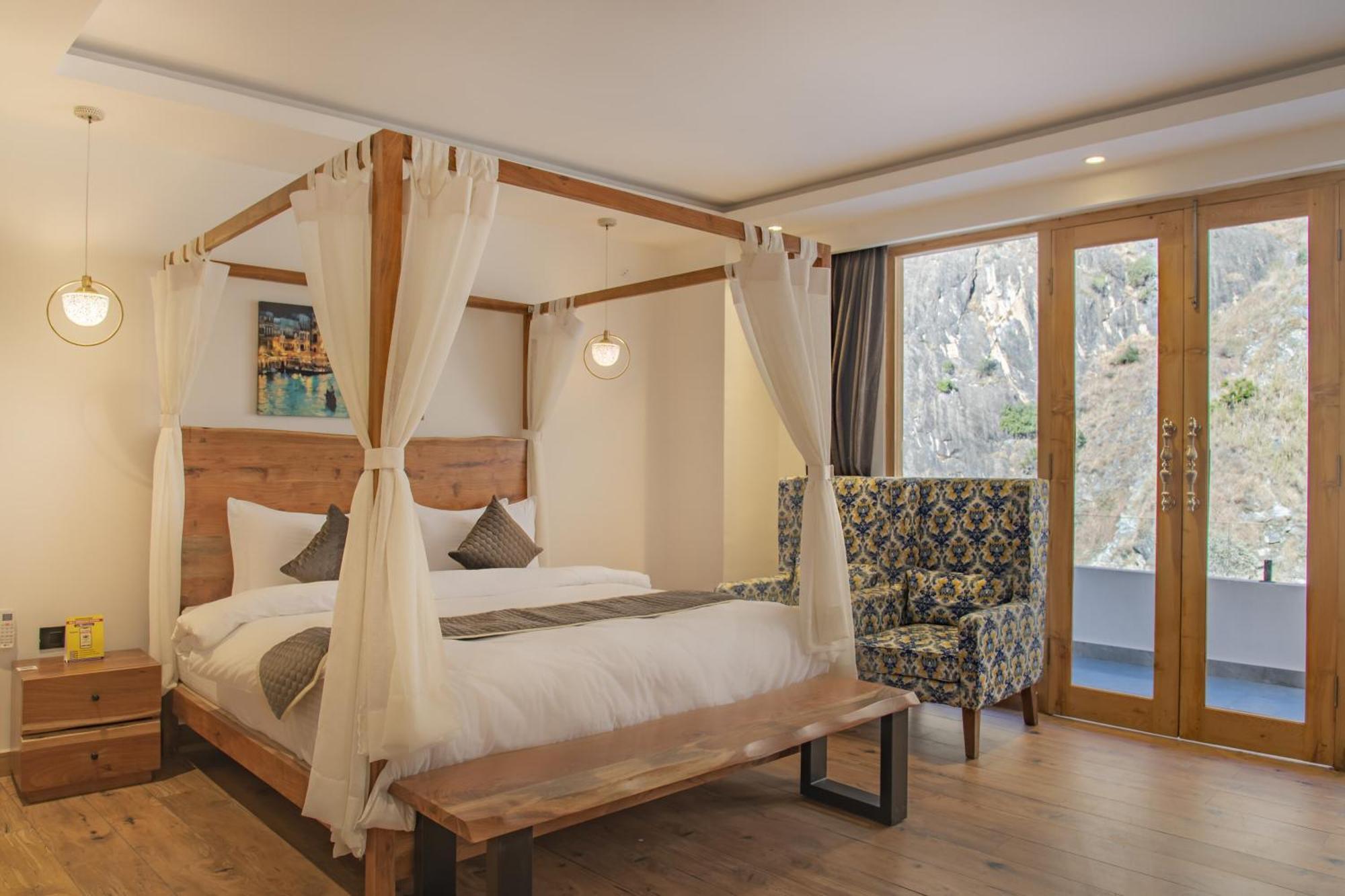 Echor Palm Bliss Riverside Resort & Spa Kasol Exterior foto