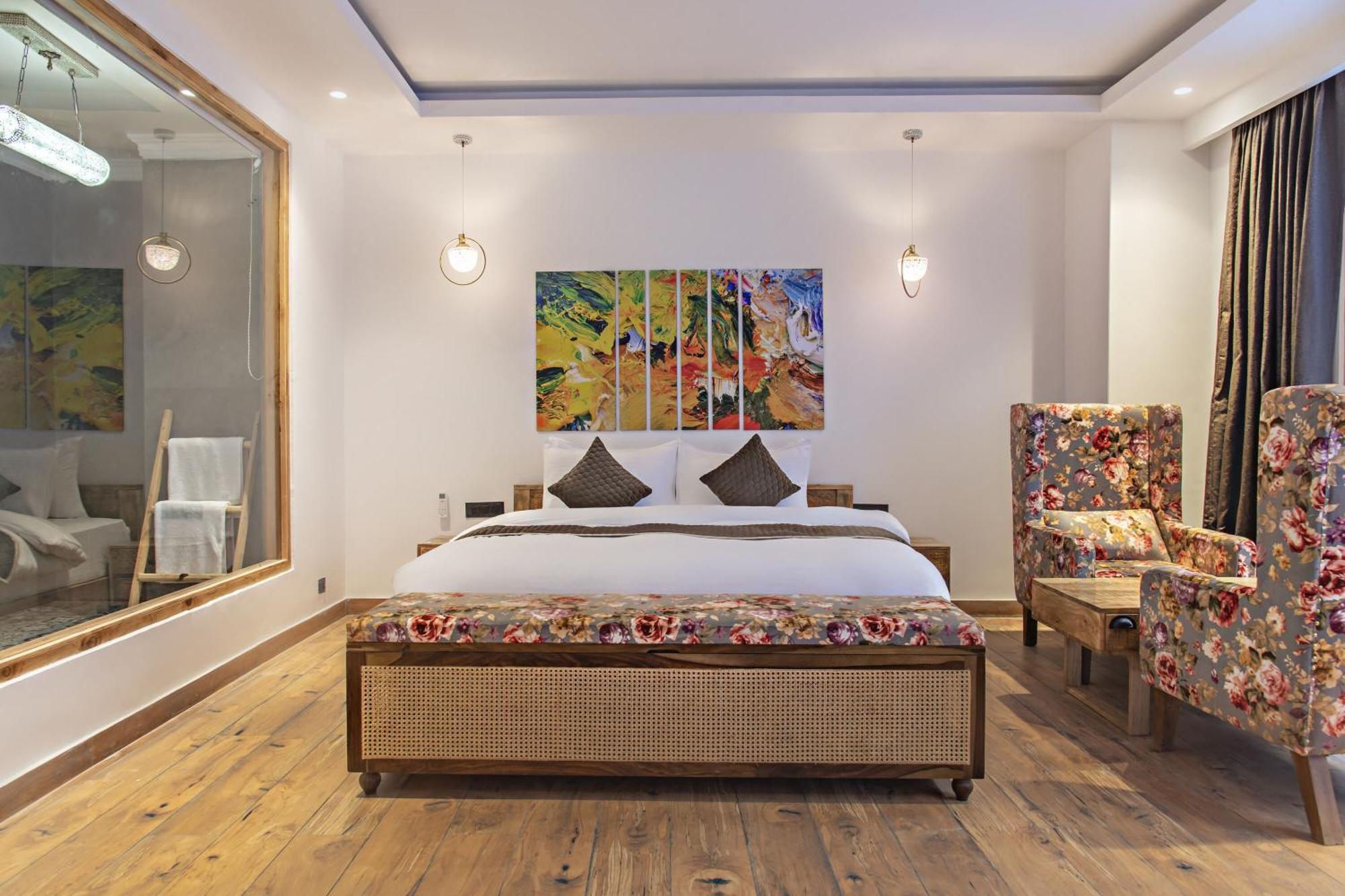 Echor Palm Bliss Riverside Resort & Spa Kasol Exterior foto