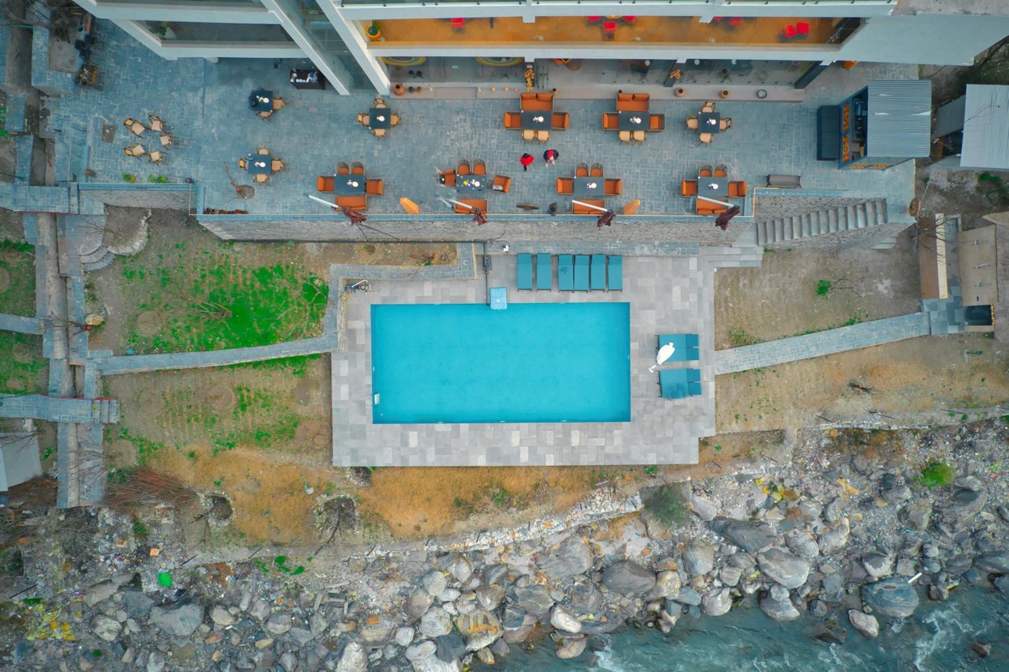 Echor Palm Bliss Riverside Resort & Spa Kasol Exterior foto