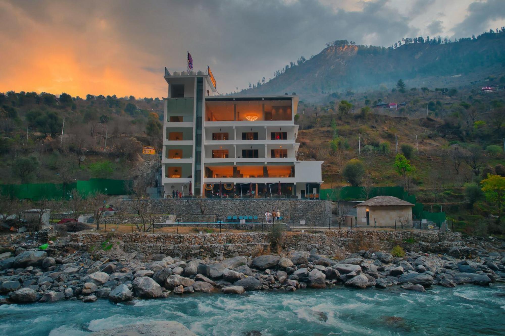 Echor Palm Bliss Riverside Resort & Spa Kasol Exterior foto