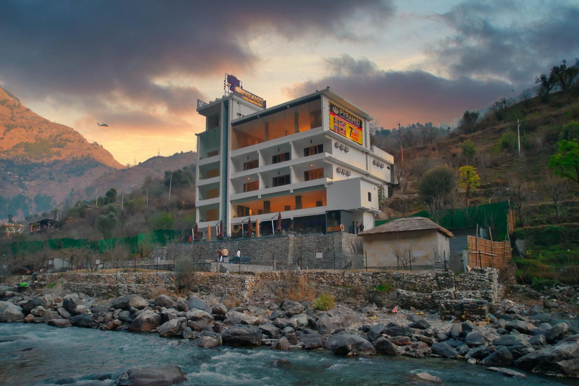 Echor Palm Bliss Riverside Resort & Spa Kasol Exterior foto