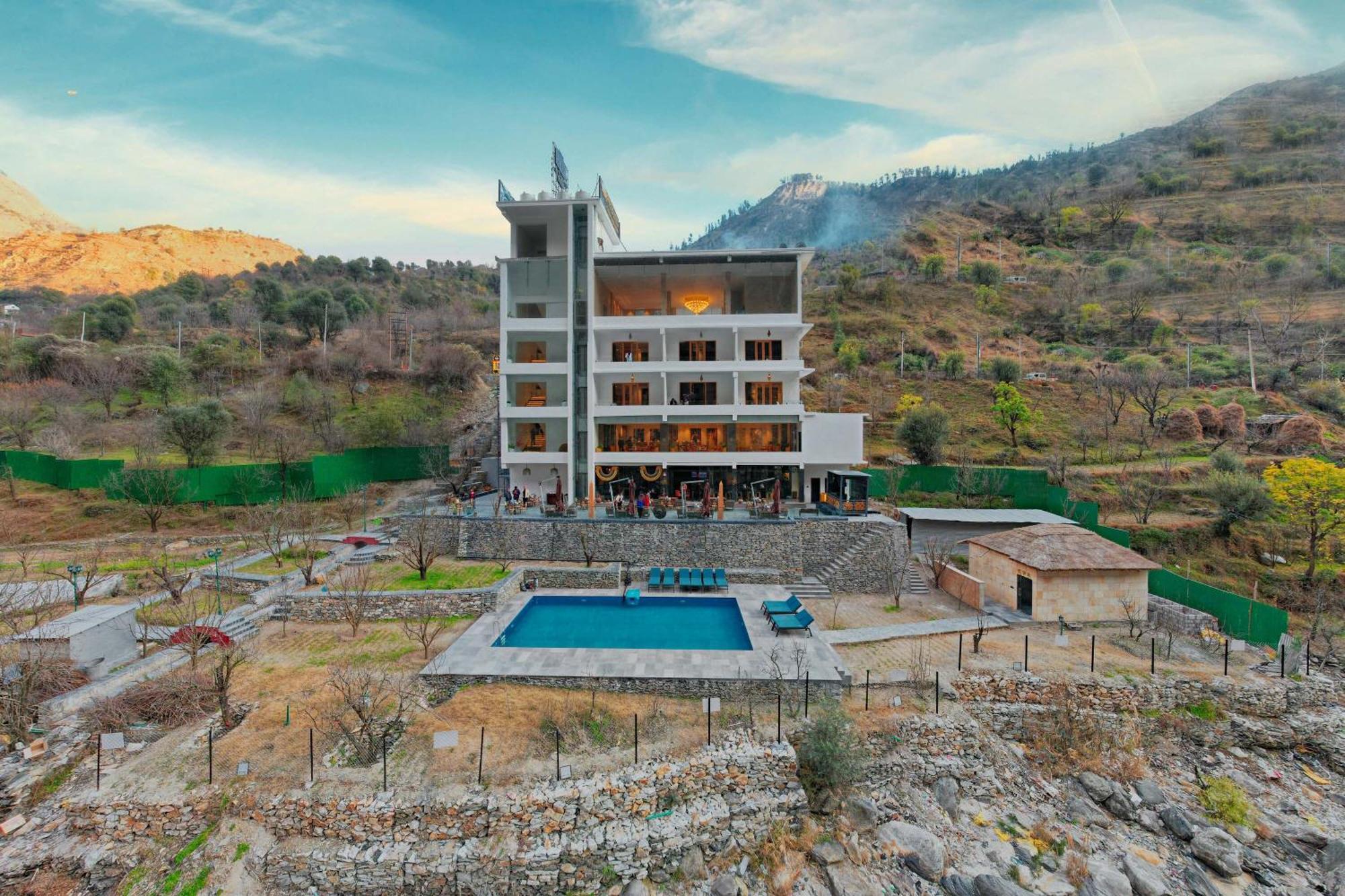 Echor Palm Bliss Riverside Resort & Spa Kasol Exterior foto